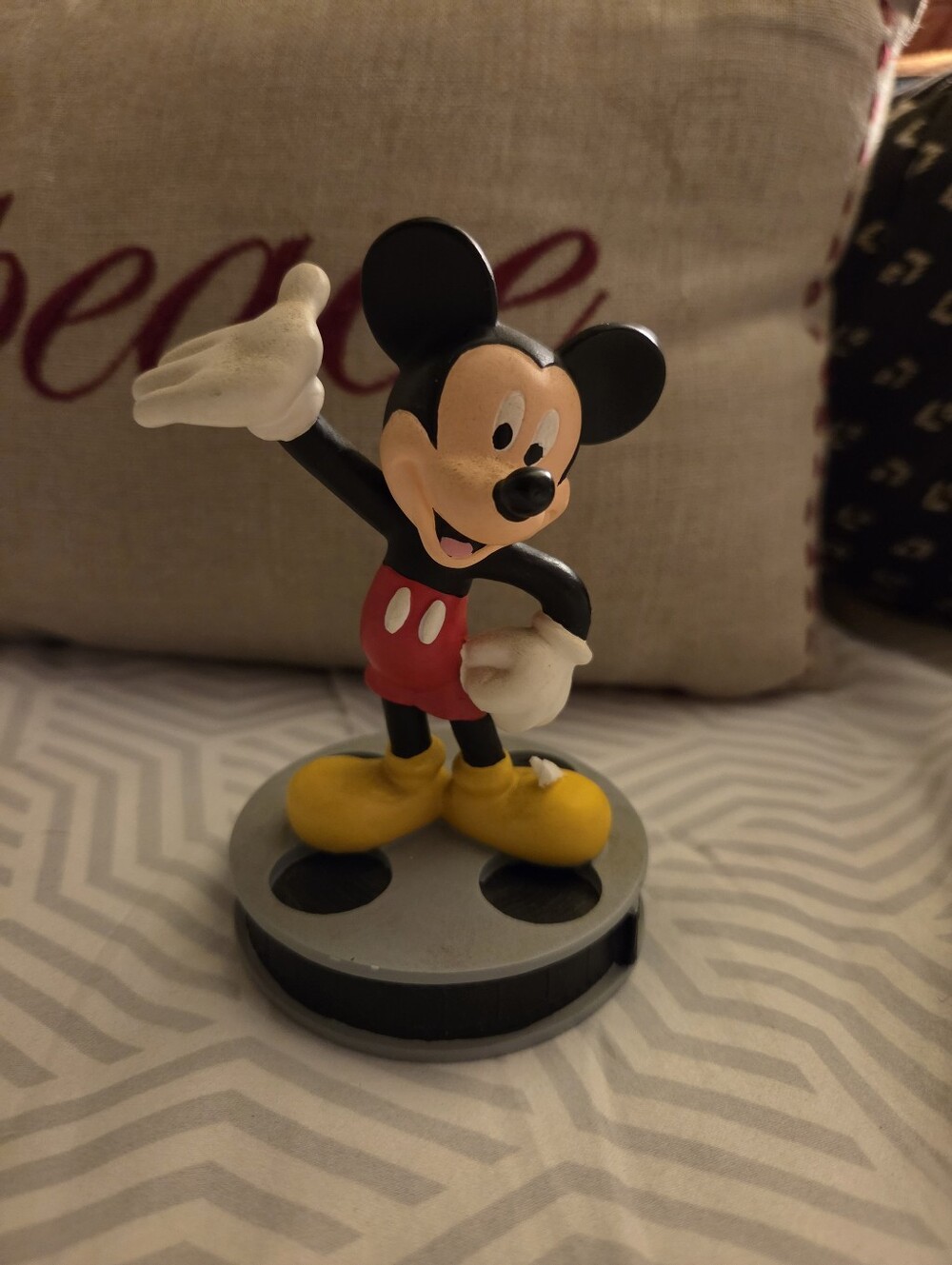 Disney MICKEY MOUSE Movie Film Reel Figurine Parks Statue Applause Vintage 1999!